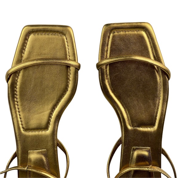 Massimo Dutti Gold Sandals - Picture 10 of 13